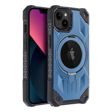 Заредете изображение във визуализатора на галерията – Armor Mag Cover case compatible with MagSafe for IPHONE 13 / 14 blue
