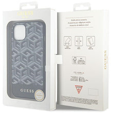 Заредете изображение във визуализатора на галерията – Original Case GUESS hardcase GCube Stripes MagSafe GUHMP15SHGCFSEK for Iphone 13/14/15 black
