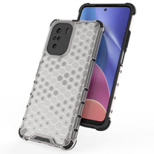 Заредете изображение във визуализатора на галерията – Honeycomb Case armor cover with TPU Bumper for Xiaomi Redmi K40 Pro+ / K40 Pro / K40 / Poco F3 blue - TopMag

