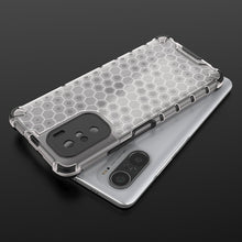 Заредете изображение във визуализатора на галерията – Honeycomb Case armor cover with TPU Bumper for Xiaomi Redmi K40 Pro+ / K40 Pro / K40 / Poco F3 blue - TopMag
