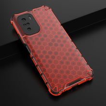 Заредете изображение във визуализатора на галерията – Honeycomb Case armor cover with TPU Bumper for Xiaomi Redmi K40 Pro+ / K40 Pro / K40 / Poco F3 red - TopMag
