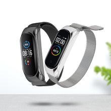 Заредете изображение във визуализатора на галерията – Replacement Metal Wristband Magnetic Bracelet Strap For Xiaomi Mi Band 6 / Mi Band 5 / Mi Band 4 / Mi Band 3 Gold Pink - TopMag
