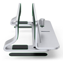 Заредете изображение във визуализатора на галерията – Ugreen Aluminum Vertical Stand Holder Stand for MacBook Laptop Tablet Silver (20471 LP258) - TopMag
