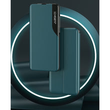 Заредете изображение във визуализатора на галерията – Eco Leather View Case elegant bookcase type case with kickstand for Samsung Galaxy A32 4G black - TopMag
