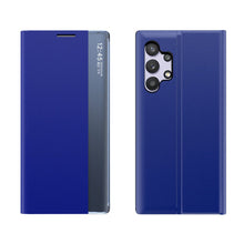 Заредете изображение във визуализатора на галерията – Sleep Case Bookcase Type Case with Smart Window for Samsung Galaxy A32 5G / A13 5G blue - TopMag
