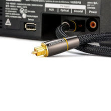 Заредете изображение във визуализатора на галерията – Wozinsky digital optical audio fiber cable Toslink SPDIF 2m black (WOPT-20) - TopMag
