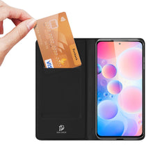 Заредете изображение във визуализатора на галерията – Dux Ducis Skin Pro Bookcase type case for Xiaomi Redmi K40 Pro+ / K40 Pro / K40 / Poco F3 black - TopMag
