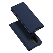 Заредете изображение във визуализатора на галерията – Dux Ducis Skin Pro Bookcase type case for Xiaomi Redmi K40 Pro+ / K40 Pro / K40 / Poco F3 blue - TopMag
