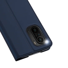 Заредете изображение във визуализатора на галерията – Dux Ducis Skin Pro Bookcase type case for Xiaomi Redmi K40 Pro+ / K40 Pro / K40 / Poco F3 blue - TopMag
