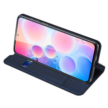 Заредете изображение във визуализатора на галерията – Dux Ducis Skin Pro Bookcase type case for Xiaomi Redmi K40 Pro+ / K40 Pro / K40 / Poco F3 blue - TopMag
