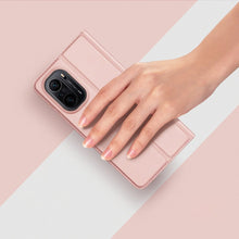 Заредете изображение във визуализатора на галерията – Dux Ducis Skin Pro Bookcase type case for Xiaomi Redmi K40 Pro+ / K40 Pro / K40 / Poco F3 pink - TopMag
