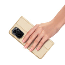 Заредете изображение във визуализатора на галерията – Dux Ducis Skin Pro Bookcase type case for Xiaomi Redmi K40 Pro+ / K40 Pro / K40 / Poco F3 golden - TopMag
