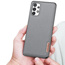 Заредете изображение във визуализатора на галерията – Dux Ducis Fino case covered with nylon material for Samsung Galaxy A32 4G gray - TopMag
