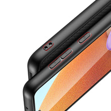 Заредете изображение във визуализатора на галерията – Dux Ducis Fino case covered with nylon material for Samsung Galaxy A32 4G gray - TopMag

