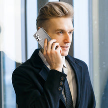 Заредете изображение във визуализатора на галерията – Dux Ducis Fino case covered with nylon material for Samsung Galaxy A32 4G gray - TopMag
