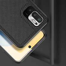 Заредете изображение във визуализатора на галерията – Dux Ducis Fino case covered with nylon material for Xiaomi Redmi Note 10 5G / POCO M3 PRO black - TopMag
