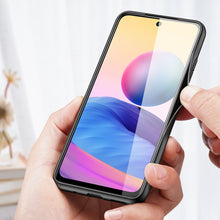 Заредете изображение във визуализатора на галерията – Dux Ducis Fino case covered with nylon material for Xiaomi Redmi Note 10 5G / POCO M3 PRO black - TopMag
