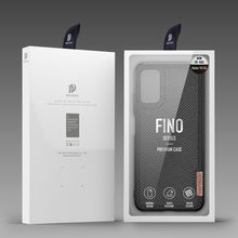 Заредете изображение във визуализатора на галерията – Dux Ducis Fino case covered with nylon material for Xiaomi Redmi Note 10 5G / POCO M3 PRO black - TopMag
