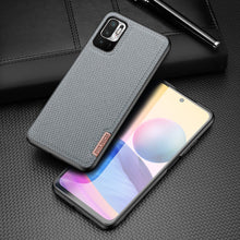 Заредете изображение във визуализатора на галерията – Dux Ducis Fino case covered with nylon material for Xiaomi Redmi Note 10 5G / POCO M3 PRO grau - TopMag

