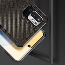 Заредете изображение във визуализатора на галерията – Dux Ducis Fino case covered with nylon material for Xiaomi Redmi Note 10 5G / POCO M3 PRO green - TopMag
