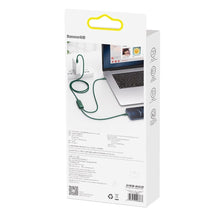 Заредете изображение във визуализатора на галерията – Baseus Flash Series 2in1 USB Typ C - USB Typ C / Lightning fast charging cable Power Delivery Quick Charge 100 W 1,2 m green (CA1T2-F06) - TopMag
