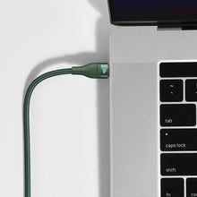 Заредете изображение във визуализатора на галерията – Baseus Flash Series 2in1 USB Typ C - USB Typ C / Lightning fast charging cable Power Delivery Quick Charge 100 W 1,2 m green (CA1T2-F06) - TopMag
