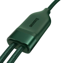 Заредете изображение във визуализатора на галерията – Baseus Flash Series 2in1 USB Typ C - USB Typ C / Lightning fast charging cable Power Delivery Quick Charge 100 W 1,2 m green (CA1T2-F06) - TopMag
