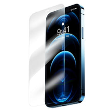 Заредете изображение във визуализатора на галерията – Baseus 2x 0,3 mm Full-glass Super porcelain crystal Tempered Glass For iPhone 12 Pro Max transparent (SGAPIPH67N-LI02) - TopMag
