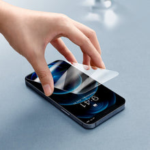 Заредете изображение във визуализатора на галерията – Baseus 2x 0,3 mm Full-glass Super porcelain crystal Tempered Glass For iPhone 12 Pro Max transparent (SGAPIPH67N-LI02) - TopMag

