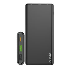 Заредете изображение във визуализатора на галерията – Dudao powerbank 10000mAh 18W Quick Charge Power Delivery 2x USB / 1x USB Type C black (K12PQ_B) - TopMag
