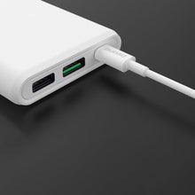 Заредете изображение във визуализатора на галерията – Dudao powerbank 10000mAh 18W Quick Charge Power Delivery 2x USB / 1x USB Type C black (K12PQ_B) - TopMag
