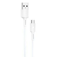 Заредете изображение във визуализатора на галерията – WK Design YouPin cable USB - micro USB 3A 1m white (WDC-136m) - TopMag
