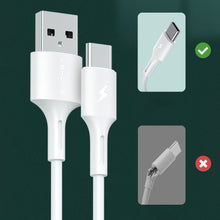 Заредете изображение във визуализатора на галерията – WK Design YouPin cable USB - micro USB 3A 1m white (WDC-136m) - TopMag
