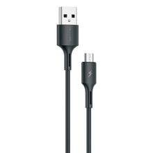 Заредете изображение във визуализатора на галерията – WK Design YouPin cable USB - micro USB 3A 1m black (WDC-136m) - TopMag
