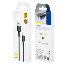 Заредете изображение във визуализатора на галерията – WK Design YouPin series cable USB - Lightning 3A Power Delivery 1m black (WDC-136i) - TopMag
