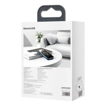 Заредете изображение във визуализатора на галерията – Baseus powerbank 10000 mAh 20 W (Power Delivery / Quick Charge) 10 W magnetic Qi wireless charger (compatible with MagSafe for iPhone) blue (PPMT-03) - TopMag
