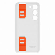 Заредете изображение във визуализатора на галерията – Samsung Silicone Grip Cover Case for Samsung Galaxy S23 silicone case with wrist strap white (EF-GS911TWEGWW)
