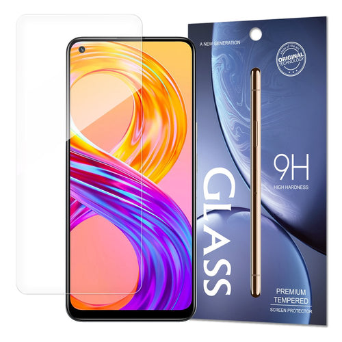 Tempered Glass 9H Tempered Glass Realme 8 Pro / Realme 8 (Packaging - Envelope) - TopMag