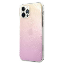 Заредете изображение във визуализатора на галерията – Guess GUHCP12M3D4GGPG iPhone 12/12 Pro 6,1" różowy pink 3D Raised 4G Gradient - TopMag
