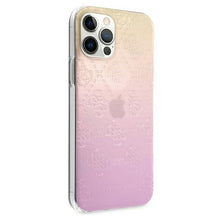 Заредете изображение във визуализатора на галерията – Guess GUHCP12M3D4GGPG iPhone 12/12 Pro 6,1" różowy pink 3D Raised 4G Gradient - TopMag
