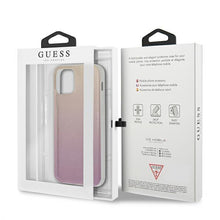 Заредете изображение във визуализатора на галерията – Guess GUHCP12M3D4GGPG iPhone 12/12 Pro 6,1" różowy pink 3D Raised 4G Gradient - TopMag
