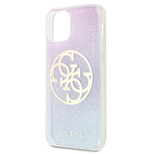 Заредете изображение във визуализатора на галерията – Guess GUHCP12SPCUGLBPG iPhone 12 mini 5,4" niebieski/blue hard case Glitter Gradient 4G Circle Logo - TopMag
