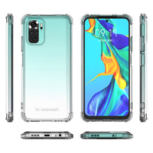 Заредете изображение във визуализатора на галерията – Wozinsky Anti Shock durable case with Military Grade Protection for Xiaomi Redmi Note 10 / Redmi Note 10S transparent - TopMag

