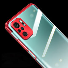 Заредете изображение във визуализатора на галерията – Clear Color Case Gel TPU Electroplating frame Cover for Xiaomi Redmi Note 10 / Redmi Note 10S blue - TopMag
