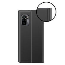 Заредете изображение във визуализатора на галерията – Sleep Case Bookcase Type Case with Smart Window for Xiaomi Redmi Note 10 / Redmi Note 10S blue - TopMag
