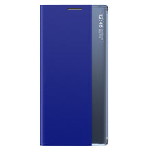 Заредете изображение във визуализатора на галерията – Sleep Case Bookcase Type Case with Smart Window for Xiaomi Redmi Note 10 Pro blue - TopMag
