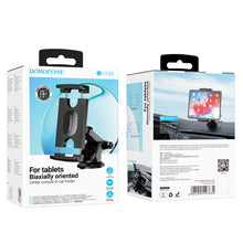 Заредете изображение във визуализатора на галерията – Borofone Car holder BH100 Airy tablet to dashboard black
