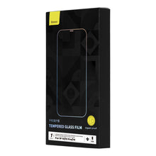 Заредете изображение във визуализатора на галерията – Baseus Privacy Tempered Glass for iPhone 14 / 13 Pro / 13 Full Screen 0.4mm Privacy Filter Anti Spy + Mounting Kit
