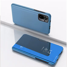 Заредете изображение във визуализатора на галерията – Clear View Case cover for Xiaomi Redmi Note 10 Pro blue - TopMag
