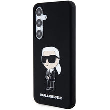Заредете изображение във визуализатора на галерията – Karl Lagerfeld Silicone Ikonik case for Samsung Galaxy S24 - black
